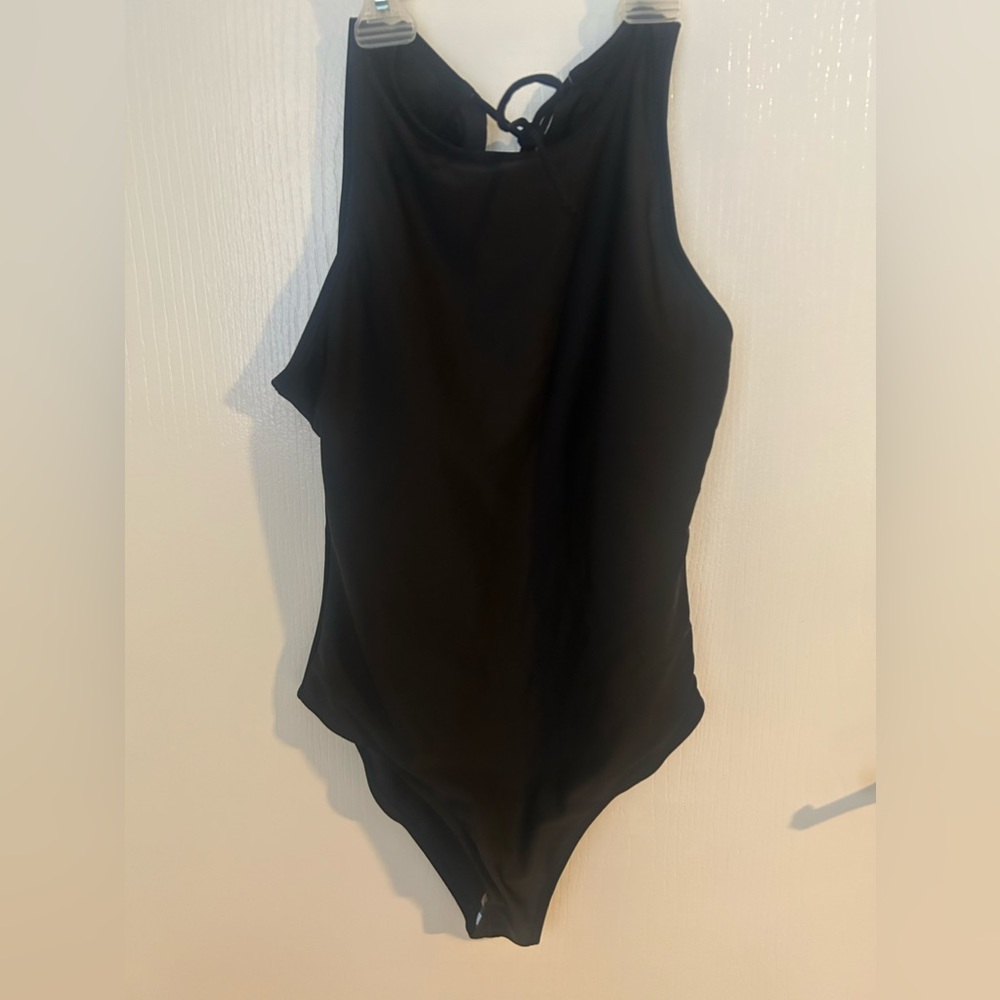 Black size medium never worn swim suit generic brand